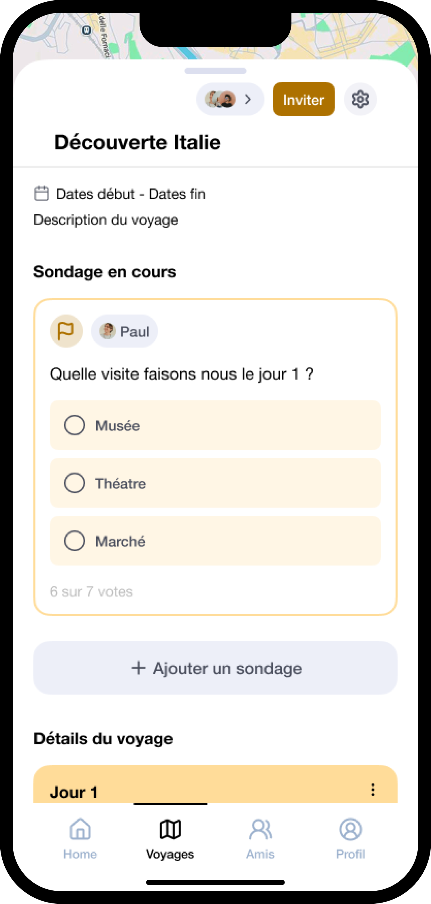 Sondage en cours Résultats